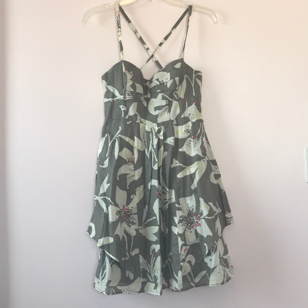 AEO Hibiscus Ruffle Dress - Picture 2 of 8